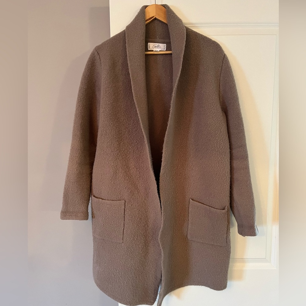 Heavyweight Mushroom Cardigan